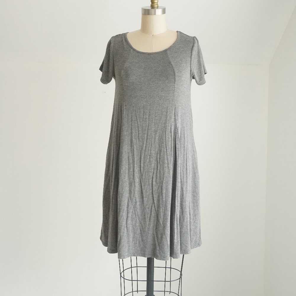 Z Supply Grey Skater Dress with Pockets